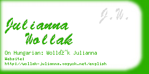 julianna wollak business card